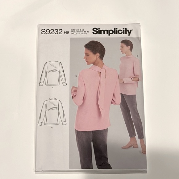 Brand new Simplicity S9232 Patterns Women’s Top - Picture 1 of 3
